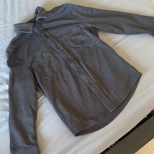 Abercrombie & Fitch Charcoal Button-Up Shirt